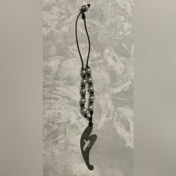 Handmade Pearl & Rope Necklace - NWT - Picture 5 of 5